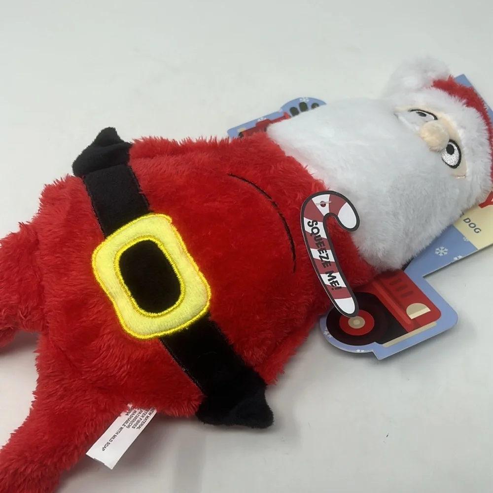 Santa Claus Christmas Squeaky Pet Dog Toy
